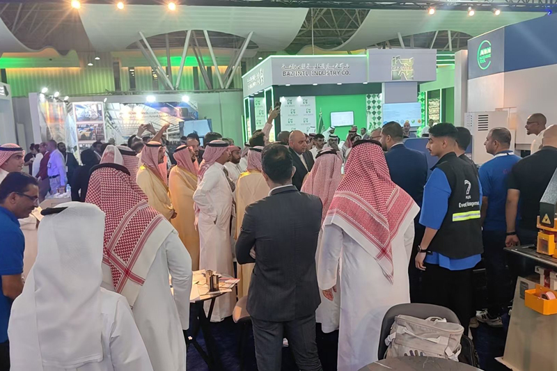 Qiangang laser shines at the 2024 saudi metal processing and welding exhibition